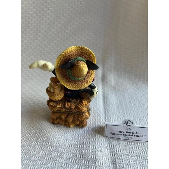 Vintage Enesco "Hey You're A Egg-stra Special Friend" Figurine #205273 - Picture 4 of 7